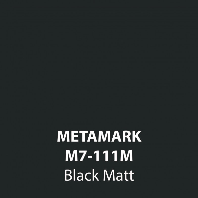 Black Black Matt Vinyl M7-111M, Metamark 7 Series