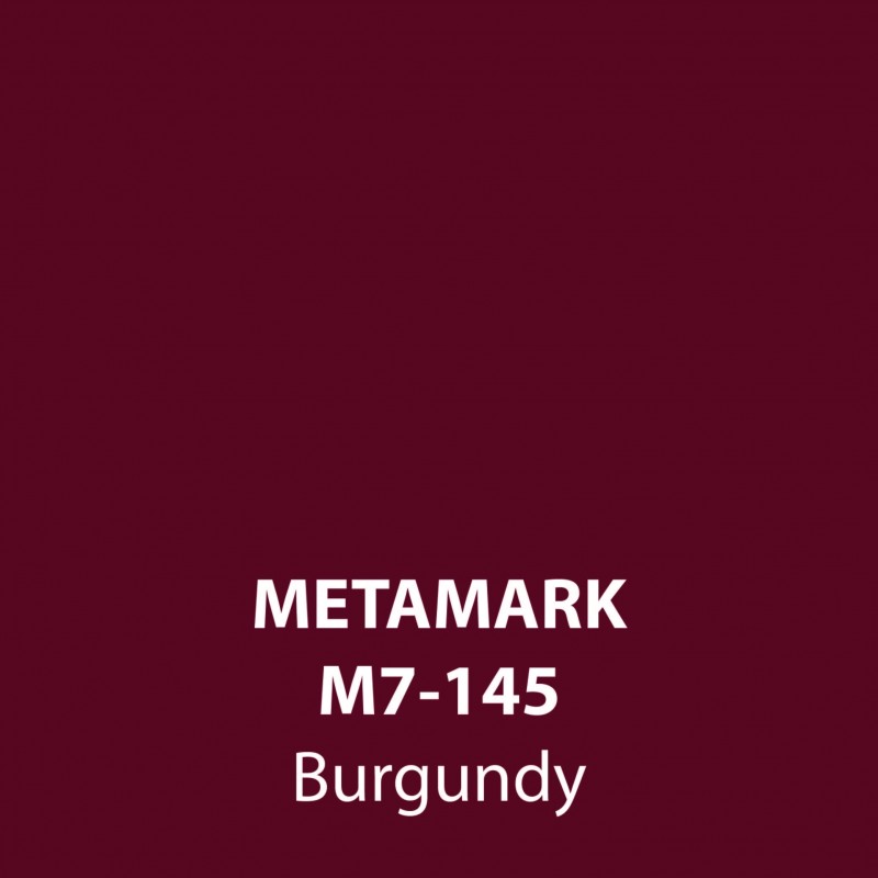 Dark Red Burgundy Gloss Vinyl M7-145, Metamark 7 Series