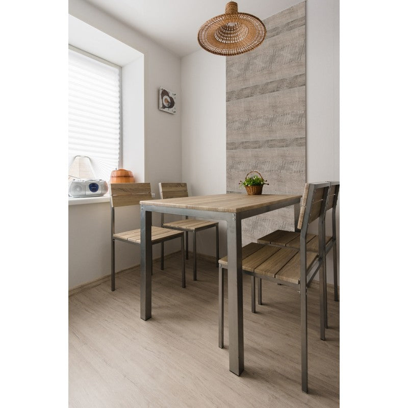 Rosy Brown Cover Styl' - G6 Light Grey Wood Plank Effect Self Adhesive Sticker