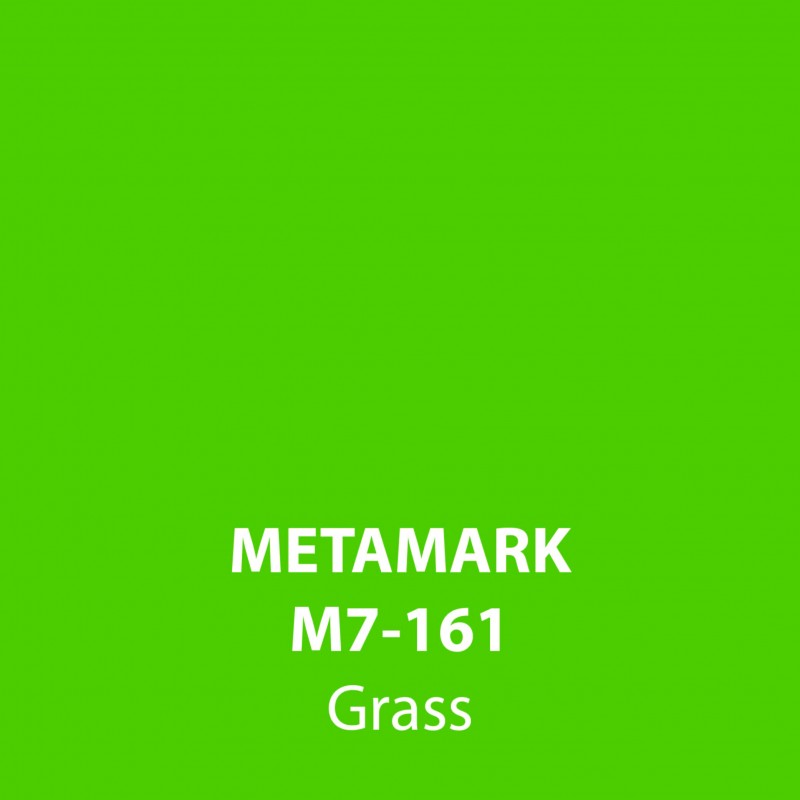 Lime Green Grass Gloss Vinyl M7-161, Metamark 7 Series