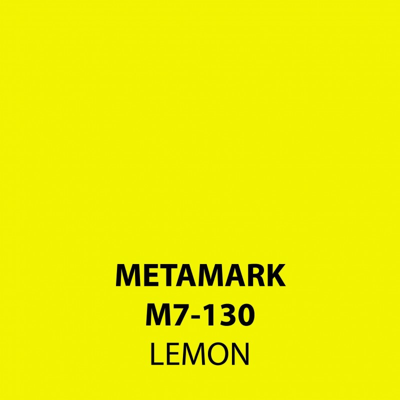 Yellow Lemon Gloss Vinyl M7-130, Metamark 7 Series