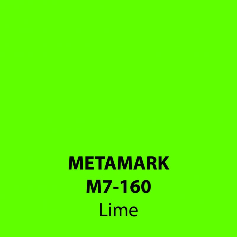 Lawn Green Lime Gloss Vinyl M7-160, Metamark 7 Series