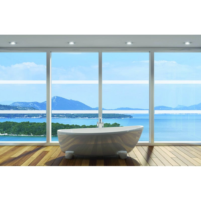 Light Steel Blue Line - 2m Length Frosted Window Manifestation Dot