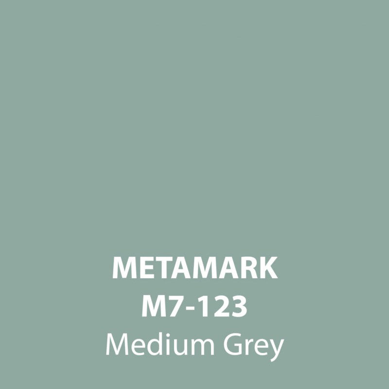 Dark Sea Green Medium Grey Gloss Vinyl M7-123, Metamark 7 Series