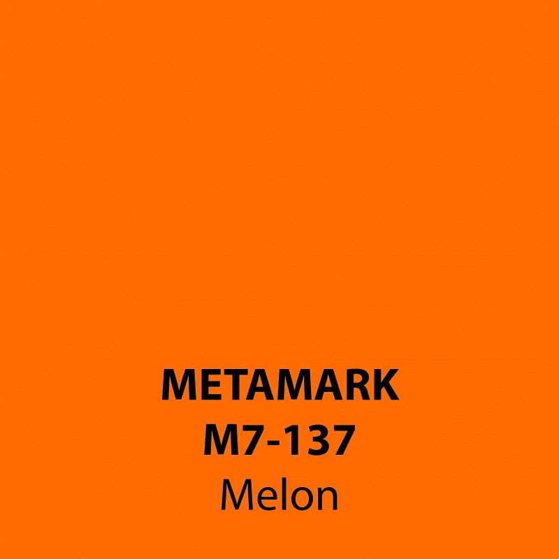 Dark Orange Melon Gloss Vinyl M7-137, Metamark 7 Series