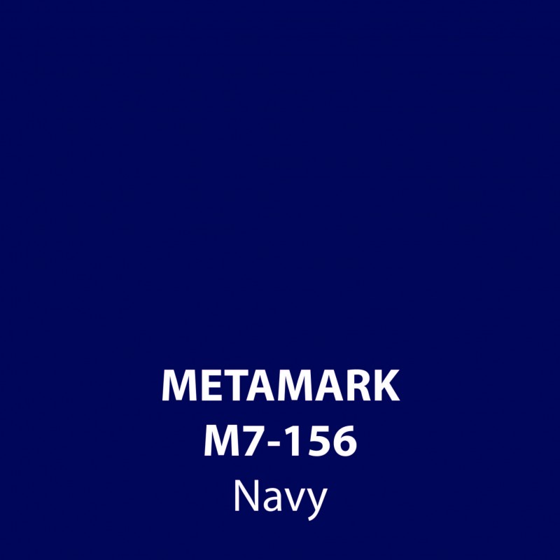 Midnight Blue Navy Gloss Vinyl M7-156, Metamark 7 Series