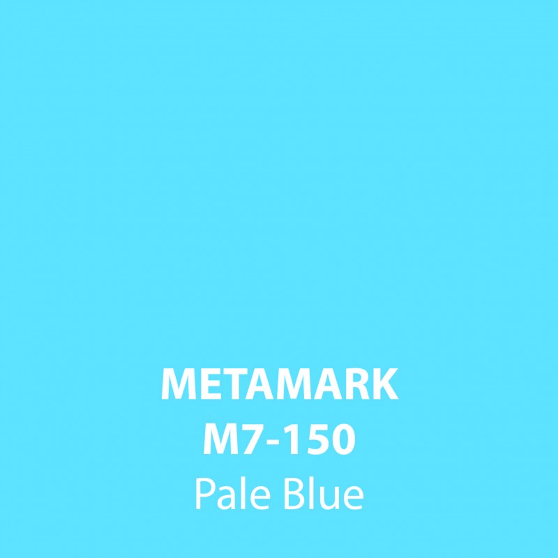 Light Sky Blue Pale Blue Gloss Vinyl M7-150, Metamark 7 Series