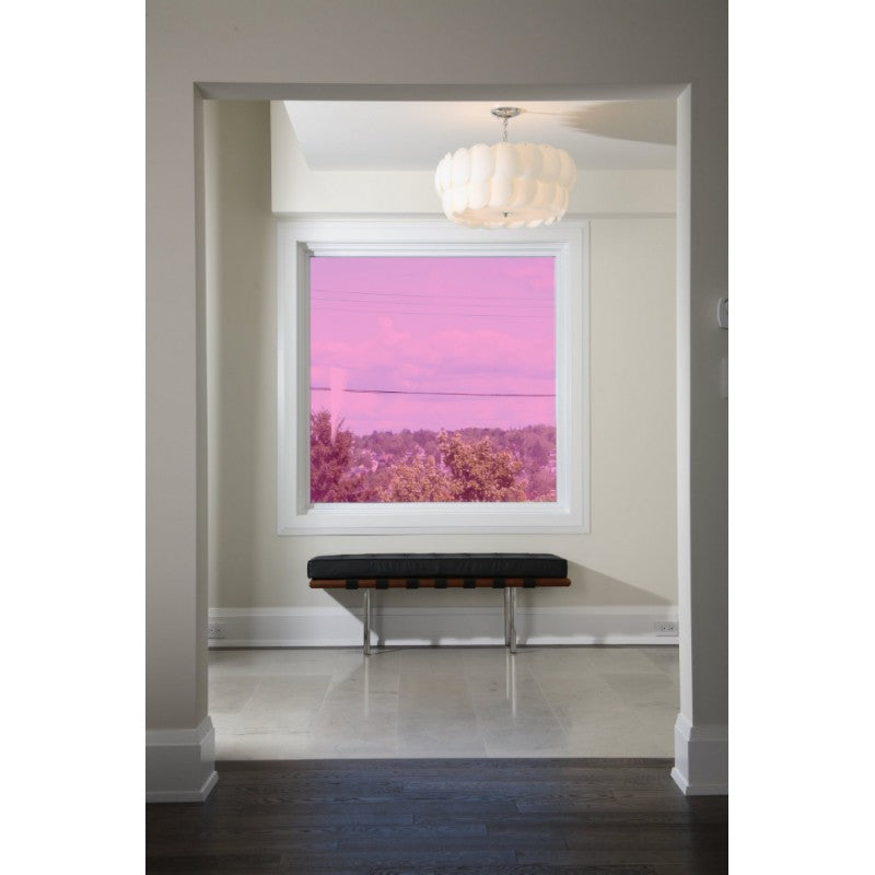 Light Slate Gray Pink 50 Transparent Colourful Window Film Optically Clear Tint