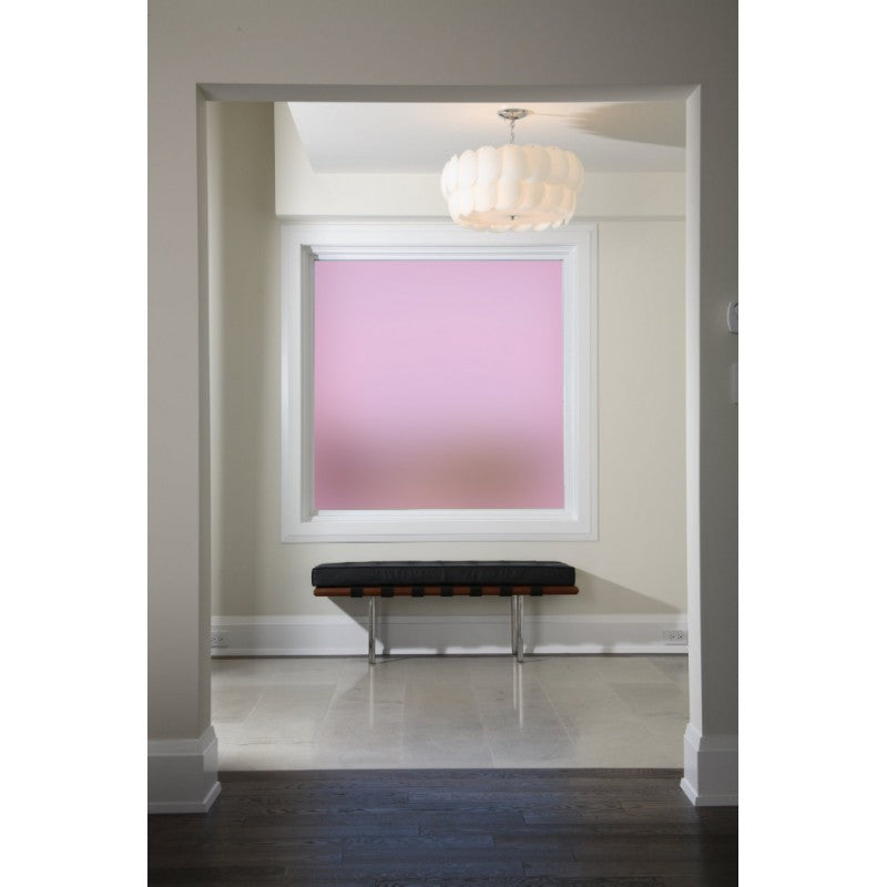 Light Slate Gray Plain Pink Frosted Window Film