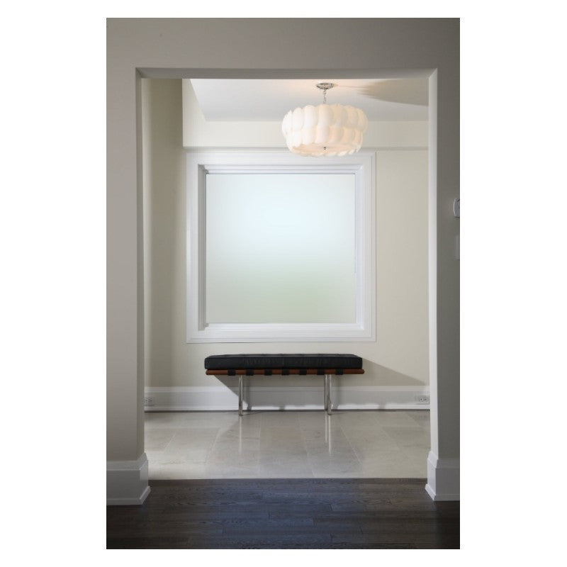 Light Slate Gray Plain White Frosted Window Film