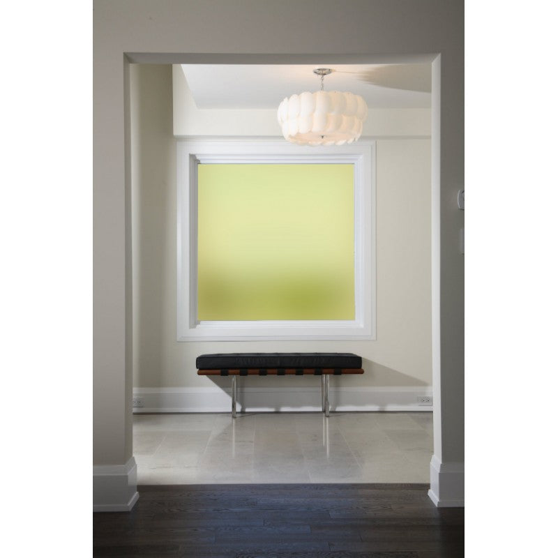 Light Slate Gray Plain Yellow Frosted Window Film