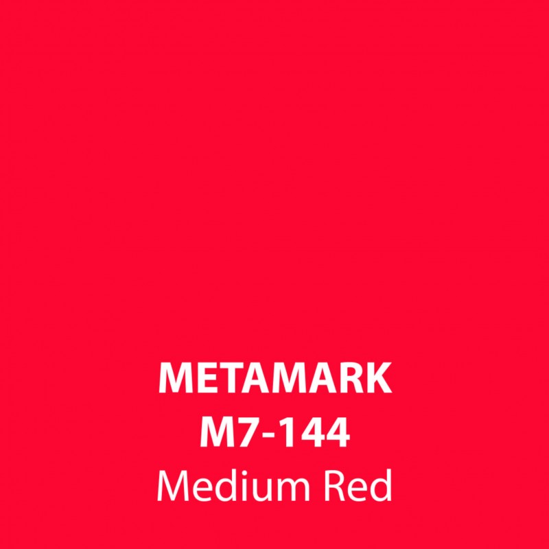 Red Medium Red Gloss Vinyl M7-144, Metamark 7 Series