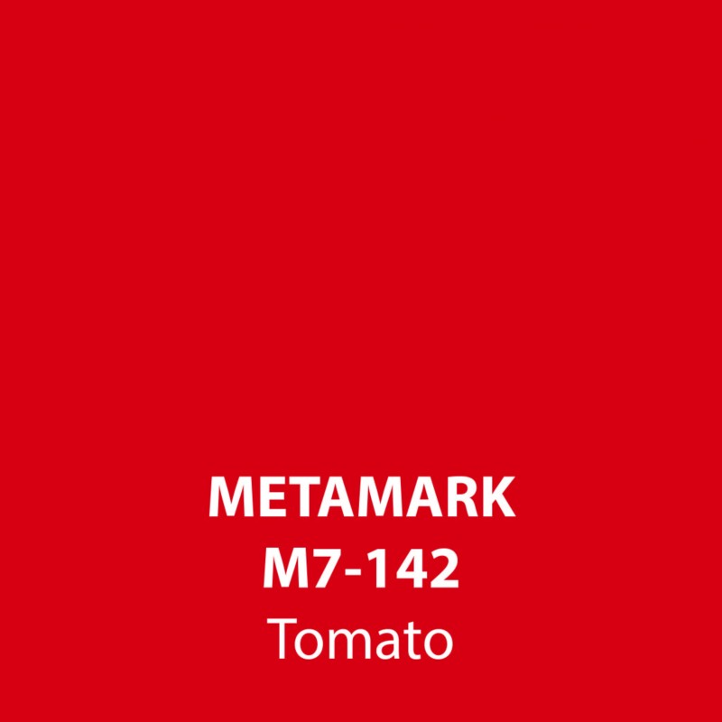 Firebrick Tomato Gloss Vinyl M7-142, Metamark 7 Series