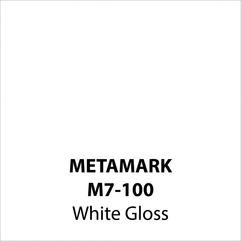 Black White Gloss Vinyl M7-100, Metamark 7 Series