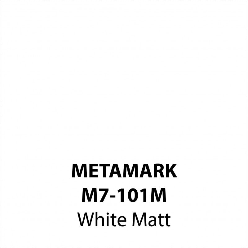 Gray White Matt Vinyl M7-101M, Metamark 7 Series